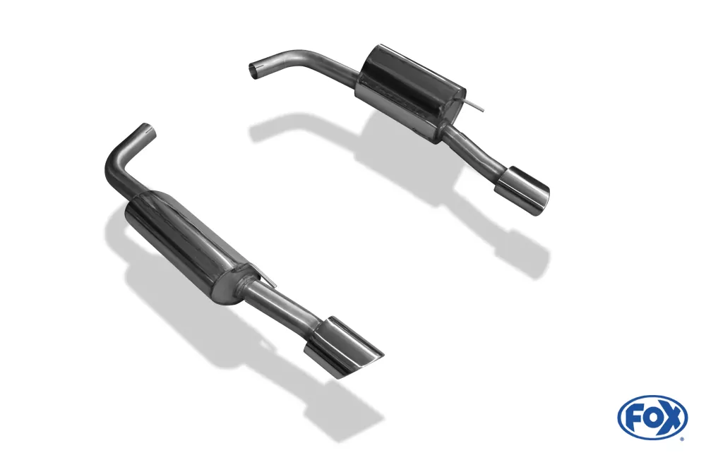 Jaguar XK8/ XKR Typ QEV/ QDV  Endschalldämpfer rechts/links Ø63,5 - 115x85 Typ 38 rechts/links