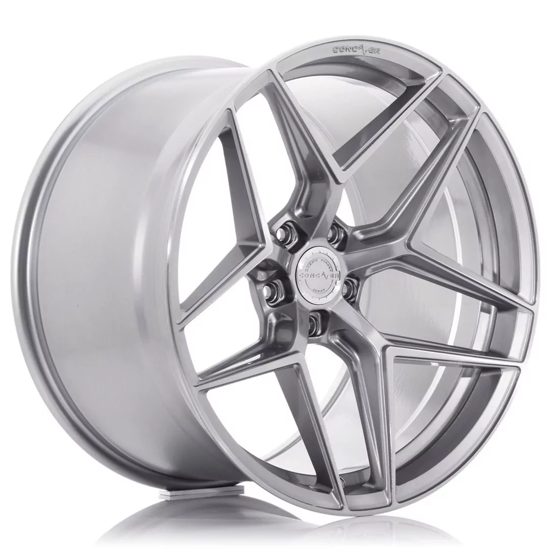 Concaver CVR2 20x9 ET20-35 Blank Brushed Titanium