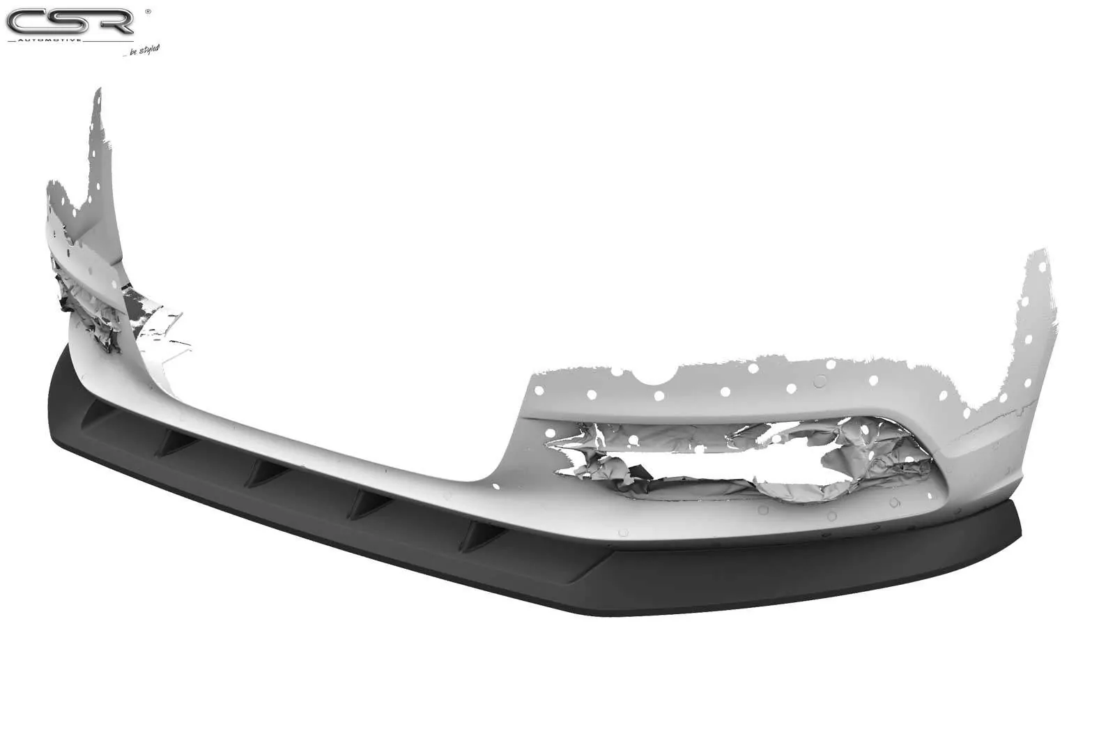 Cup-Spoilerlippe mit ABE für Audi A6 C7 4G CSL325-C Carbon Look Hochglanz