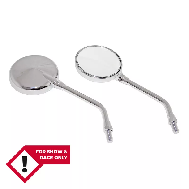 SHIN YO Handlebar Mirror Chrome Mini (1pc)