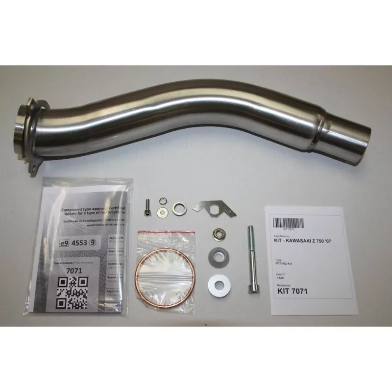 IXIL Hexoval Xtrem Silencer Stainless Steel / Aluminium Black - Kawasaki Z750S/R - OK7071VSE