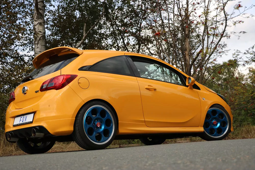 Opel Corsa E OPC  Endschalldämpfer quer Ausgang rechts/links - 1x100 Typ 25 rechts/links