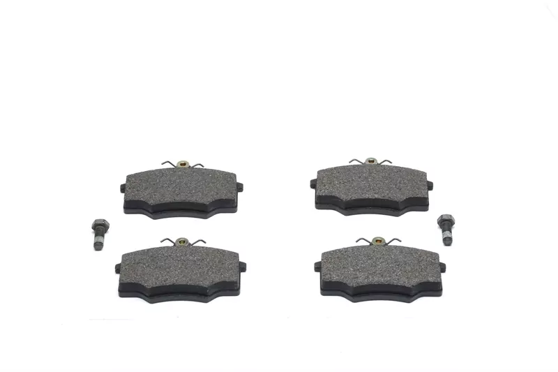 Bremsbelagsatz für Scheibenbremsen Vorderachse, passend für Audi 80, Coupe (B1/B2)/ Seat Cordoba, Ibiza, Toledo (6K/1L)/ VW Caddy (14), Golf I + Cabrio, Golf II+III, Jetta I+II, Passat (32B), Polo (6K), Santana (32B), Scirocco I+II, Vento