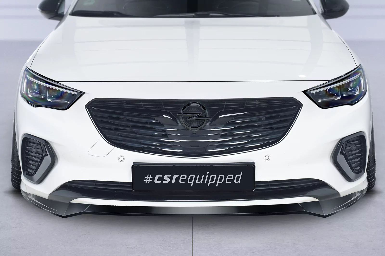 Cup-Spoilerlippe mit ABE für Opel Insignia B Gsi CSL560 Schwarz Strukturiert