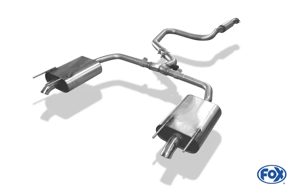 Opel Insignia B - Sports Tourer - Frontantrieb  Endschalldämpfer rechts/links - Ausgang der Endrohre in den originalen Ausgängen