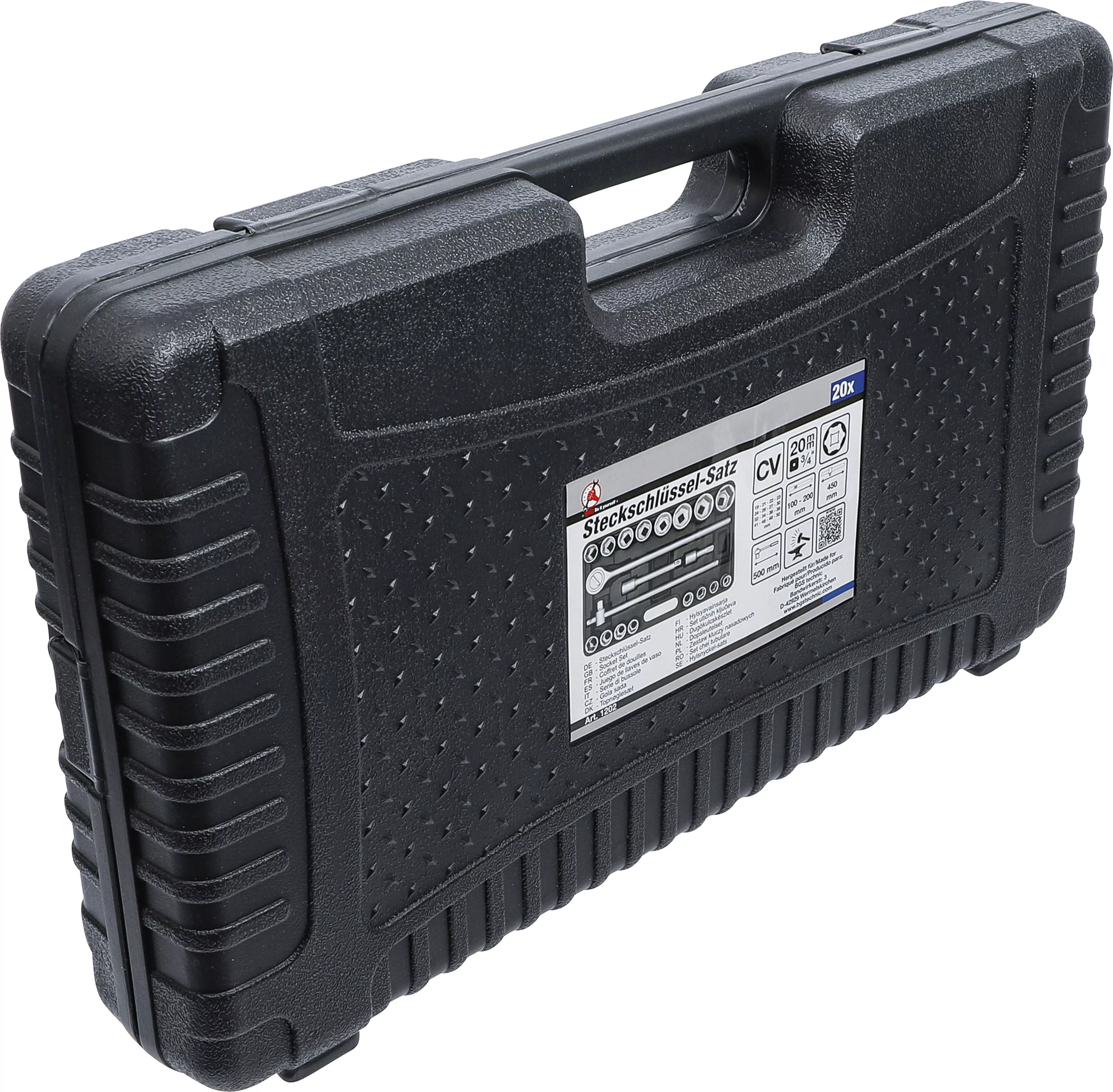 Steckschlüssel-Satz | Antrieb 20 mm (3/4") | SW 19 - 50 mm | 20-tlg.