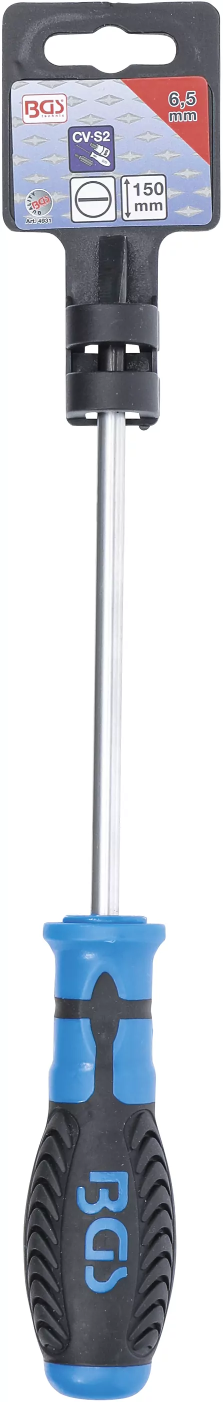 Schraubendreher | Schlitz 6,5 mm | Klingenlänge 150 mm