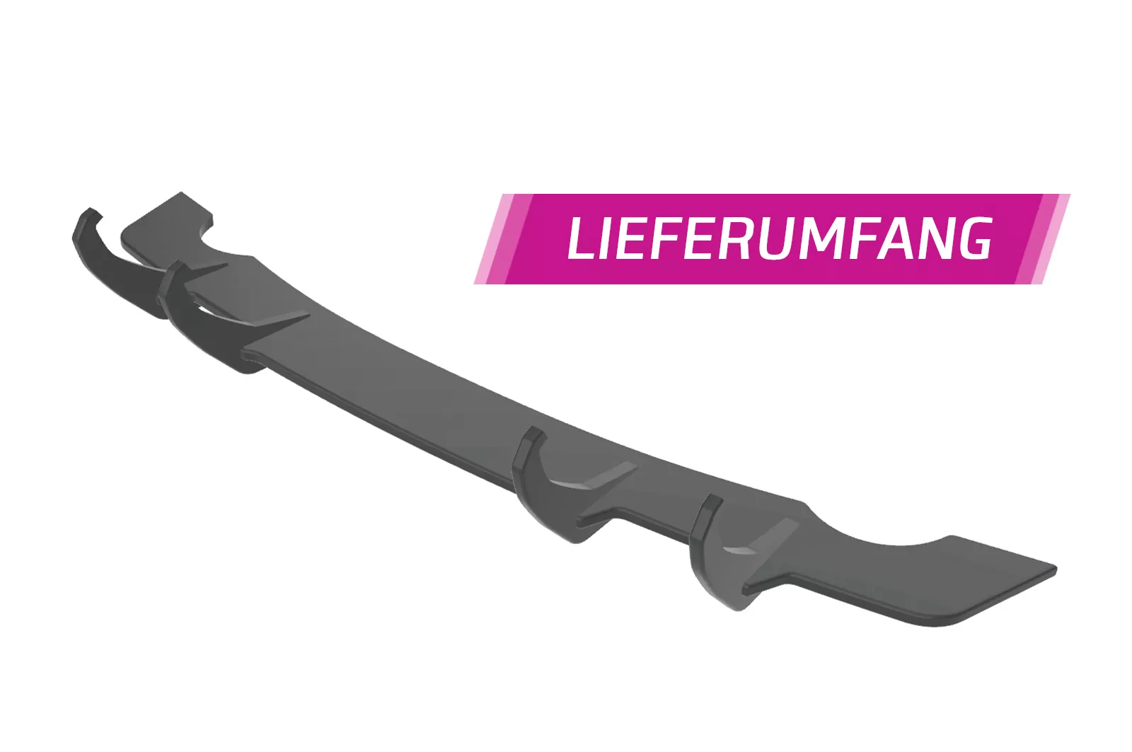 Racing Diffusor / Heckansatz für VW Polo 5 (Typ 6R) HA352