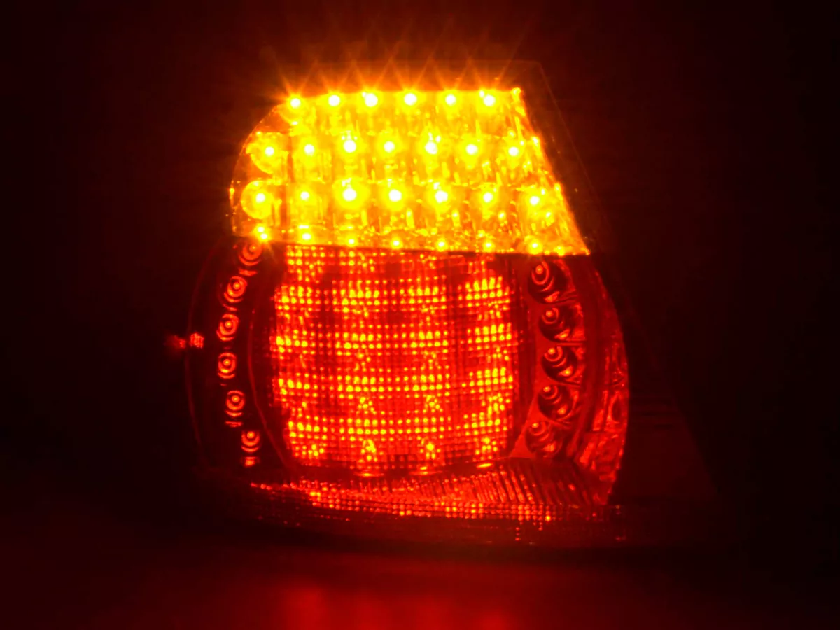 Verschleißteile Rückleuchte links BMW 3er Coupe Typ E46 Bj. 03-06, gelb/rot