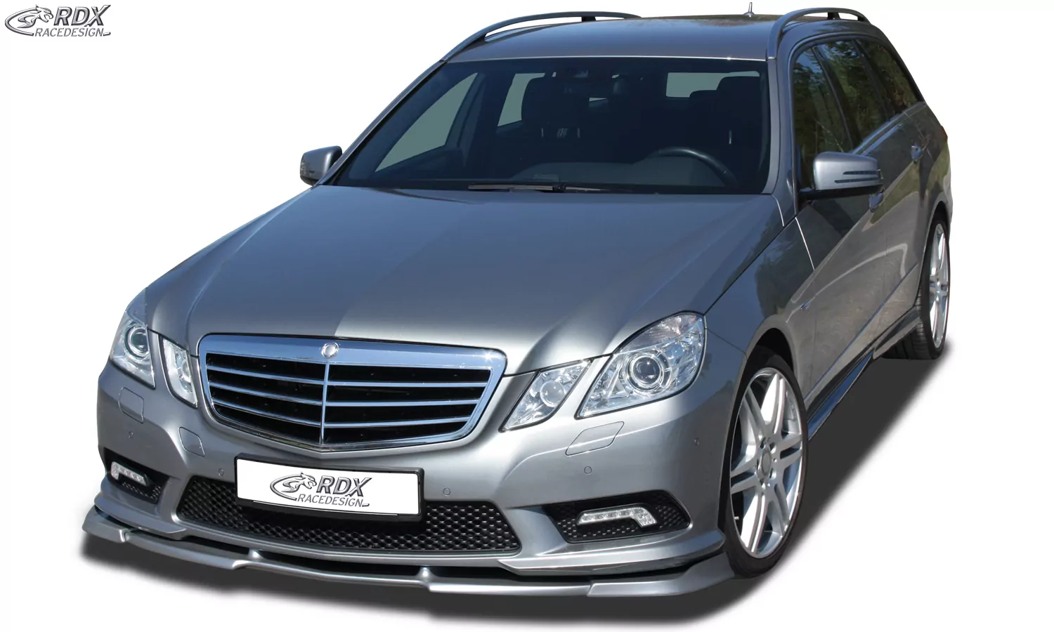 RDX Frontspoiler VARIO-X für MERCEDES E-Klasse W212 AMG-Styling 2009-2013 (Passend an Fahrzeuge mit AMG-Styling Frontstoßstange) Frontlippe Front Ansatz Vorne Spoilerlippe