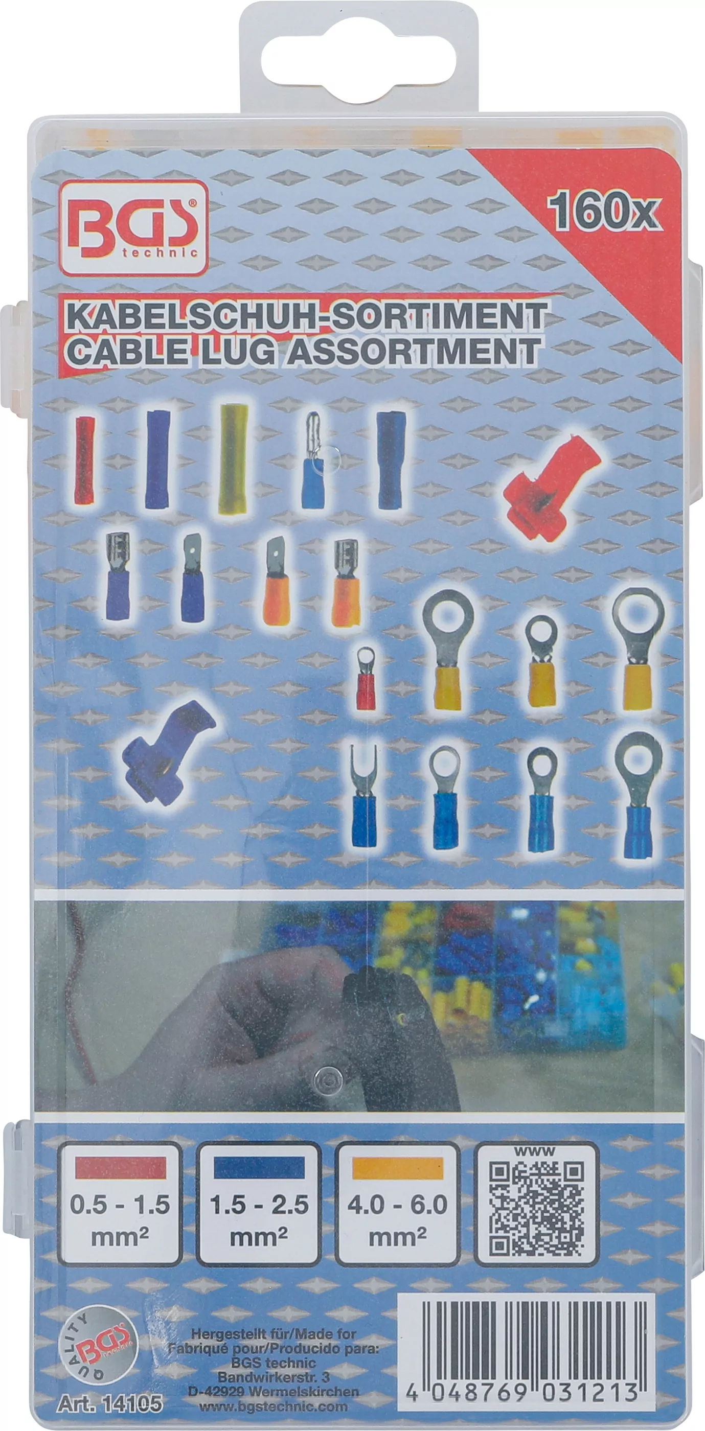 Kabelschuh-Sortiment | 160-tlg.