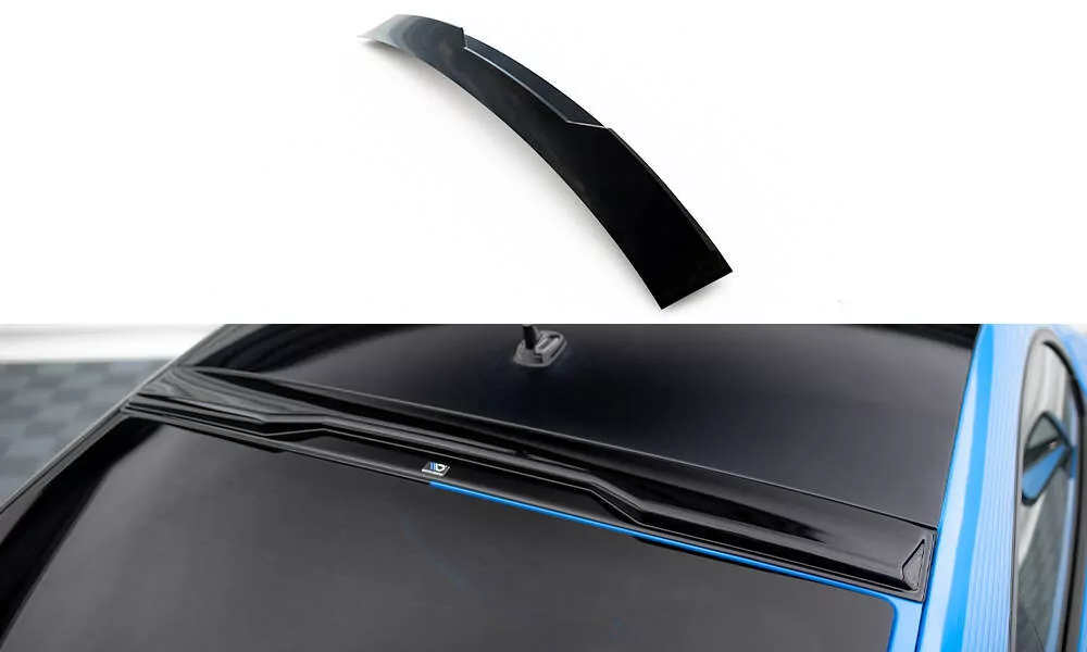 Heckscheiben Spoiler Für Audi TT S / TT S-Line 8S Facelift Schwarz Hochglanz