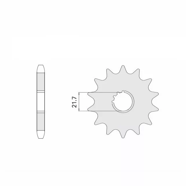 ENUMA Kettensatz 525 HO für Yamaha TDM850 Typ 4TX Modelljahr 1999-2001