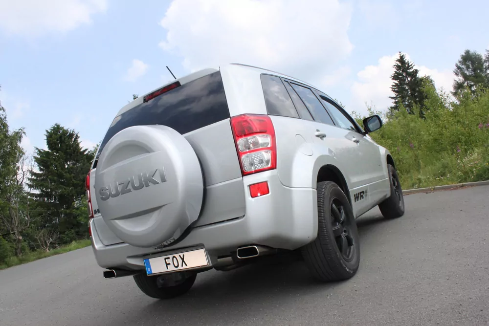 Suzuki Grand Vitara JT - 5-Türer  Endschalldämpfer quer Ausgang rechts/links - 145x65 Typ 59 rechts/links