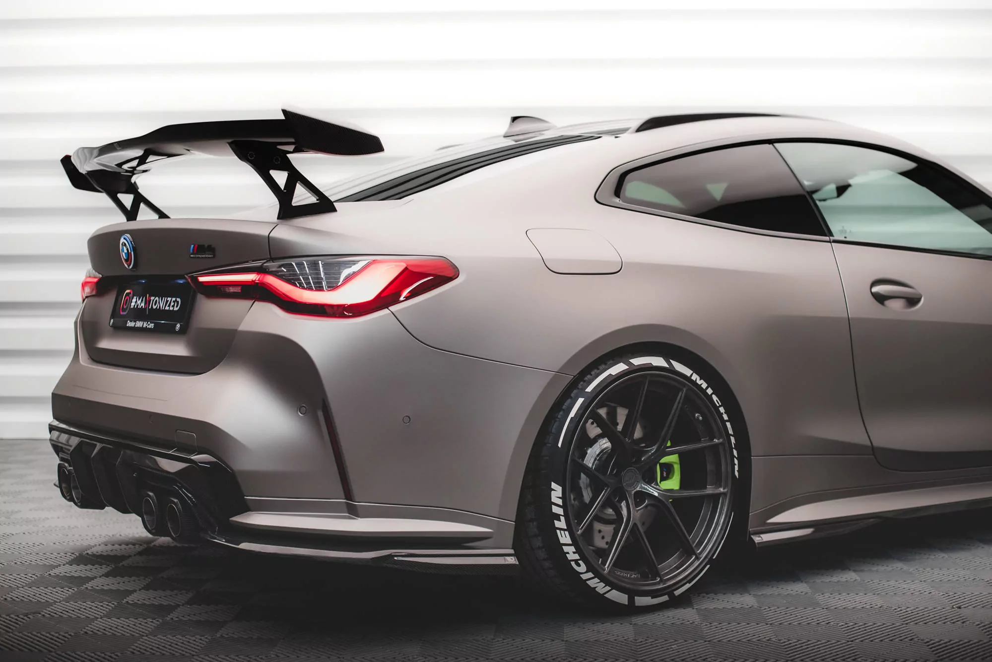 Carbon Fiber Heck Ansatz Flaps Diffusor Für BMW M4 G82 Competition