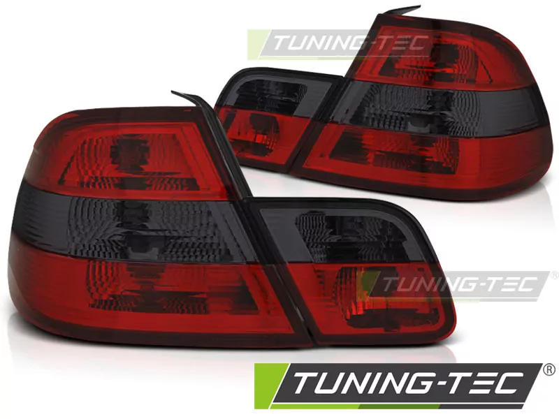 Tail Lights Red Smoke Fits Bmw E46 04.99-03.03 Coupe  