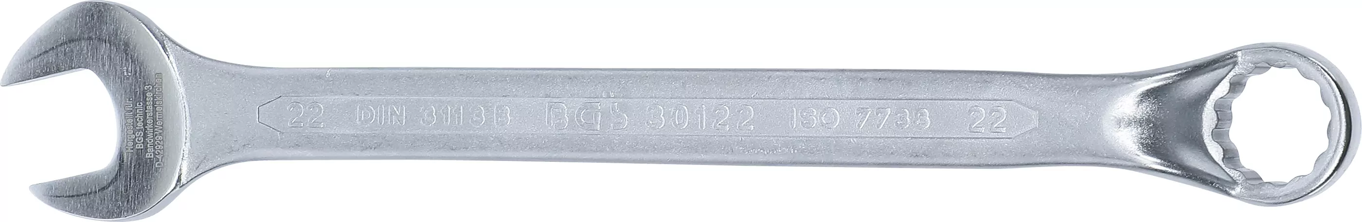 Maul-Ringschlüssel, gekröpft | SW 22 mm