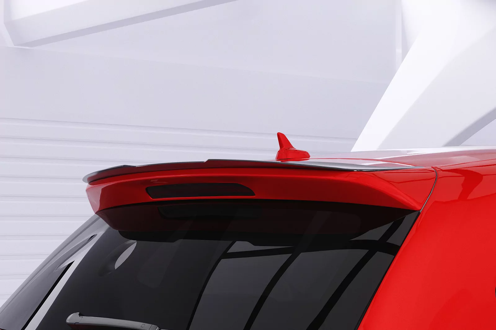 Heckflügel mit ABE für VW Polo V (Typ 6R, 6C) GTI HF615 Strukturiert (schwarz matt)