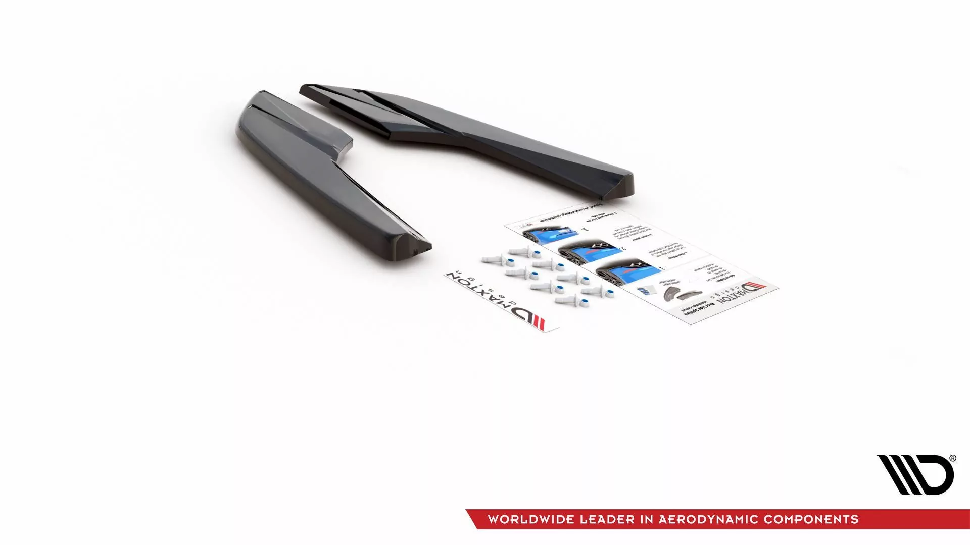 Heck Ansatz Flaps Diffusor Passend Für V.2 Audi S3 Limousine 8V Facelift Schwarz Hochglanz