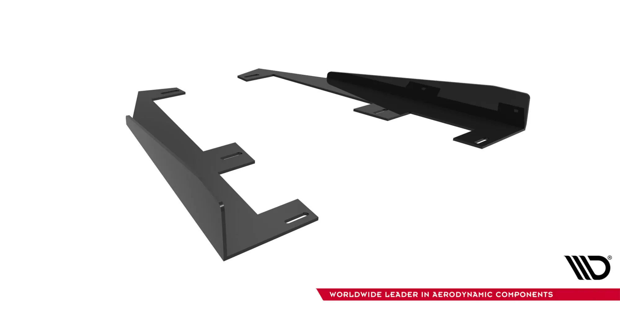 Hintere Seiten Flaps Für Mercedes-AMG CLE 53 C236 Schwarz Hochglanz