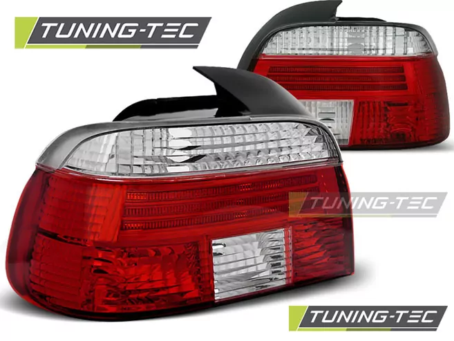 Tail Lights Red White Fits Bmw E39 09.95-08.00