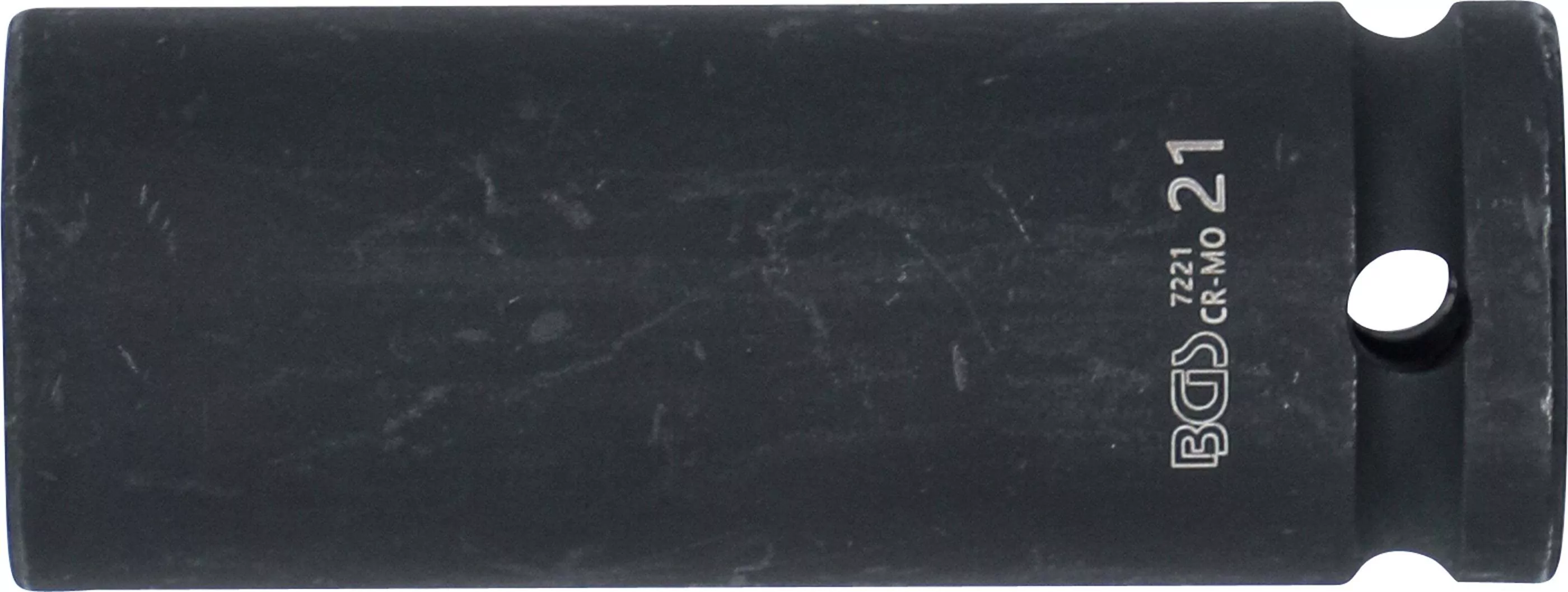 Kraft-Steckschlüssel-Einsatz Sechskant, tief | Antrieb Innenvierkant 12,5 mm (1/2") | SW 21 mm