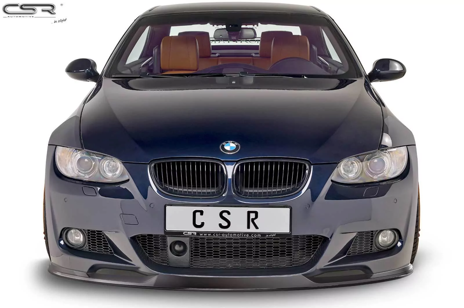 Cup-Spoilerlippe mit ABE für BMW 3er E92/E93 M-Paket CSL372-M Carbon Look (matt)