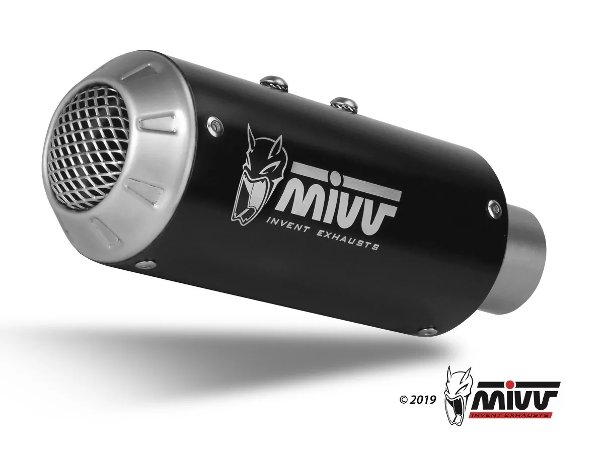 MIVV MK3 Edelstahl Schwarz Benelli 502C 2019-