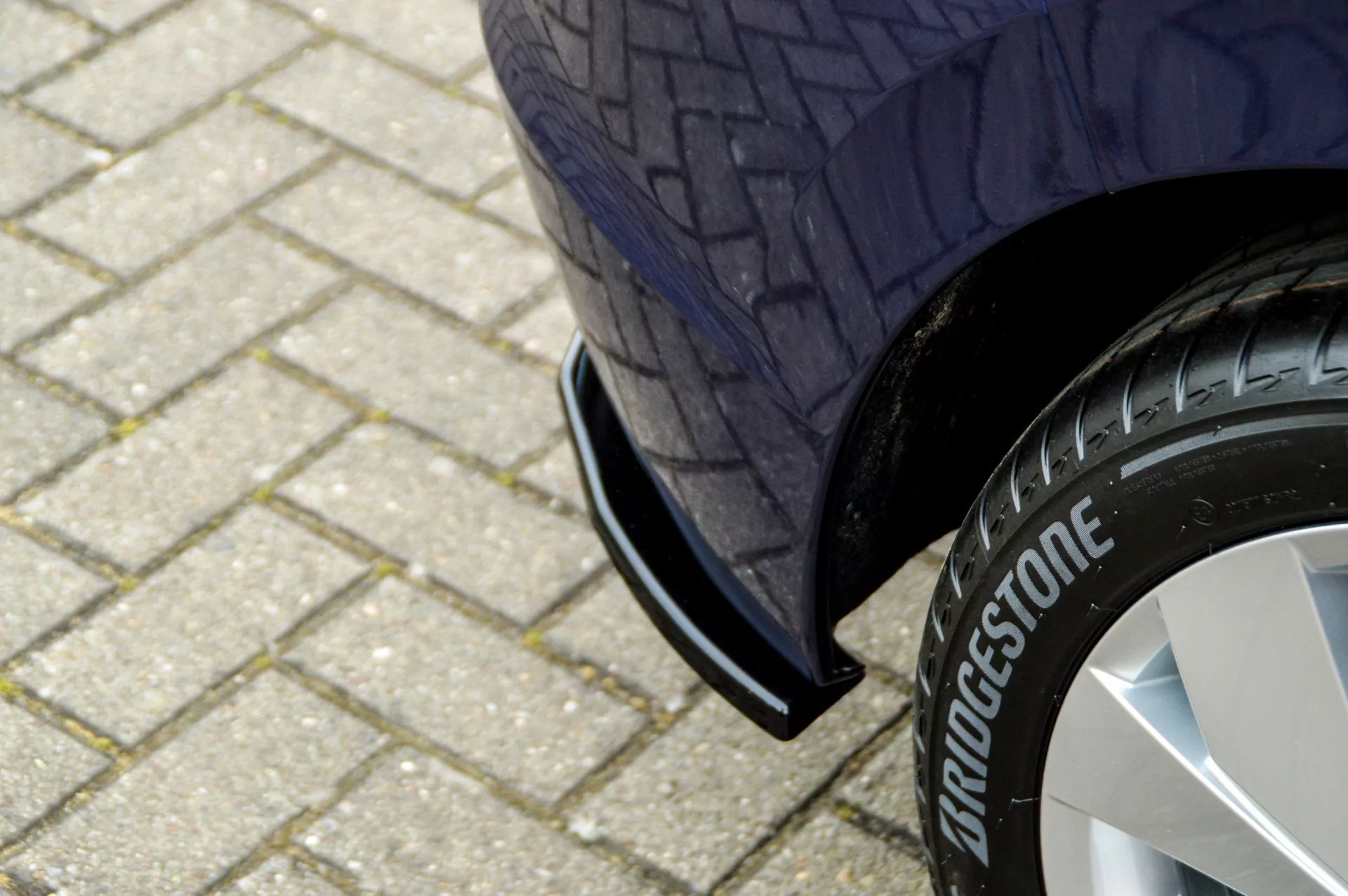 Heckansatz Seitenteile aus ABS für VW Golf 8