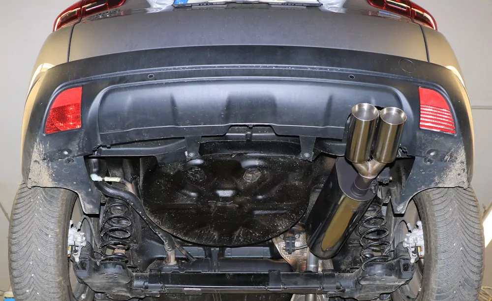 Peugeot 2008  Endschalldämpfer - 2x80 Typ 25