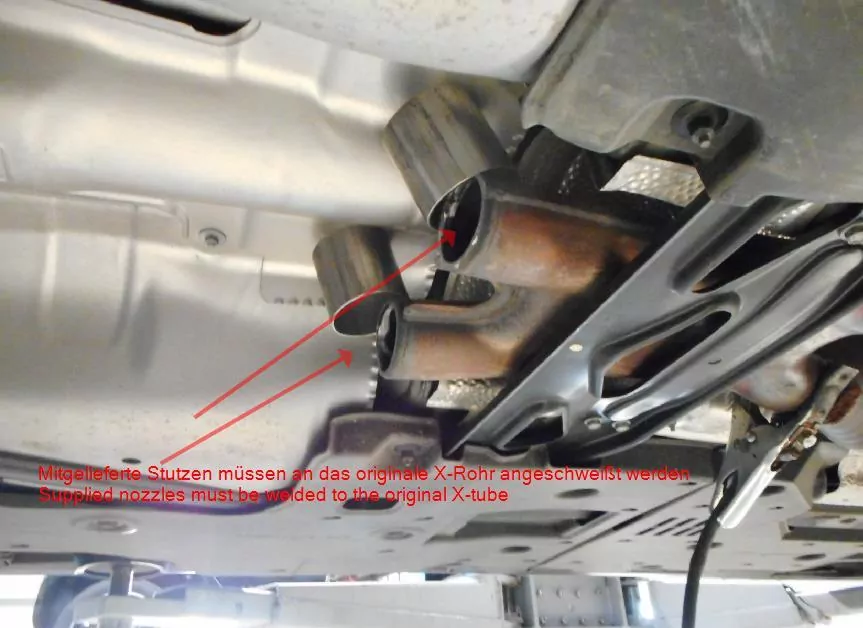 ABGASKLAPPE AR2 CERAMIC "UNTERDRUCK" 51mm  zum einschweißen - funktioniert mit Unterdruck - im Ruhezustand offen