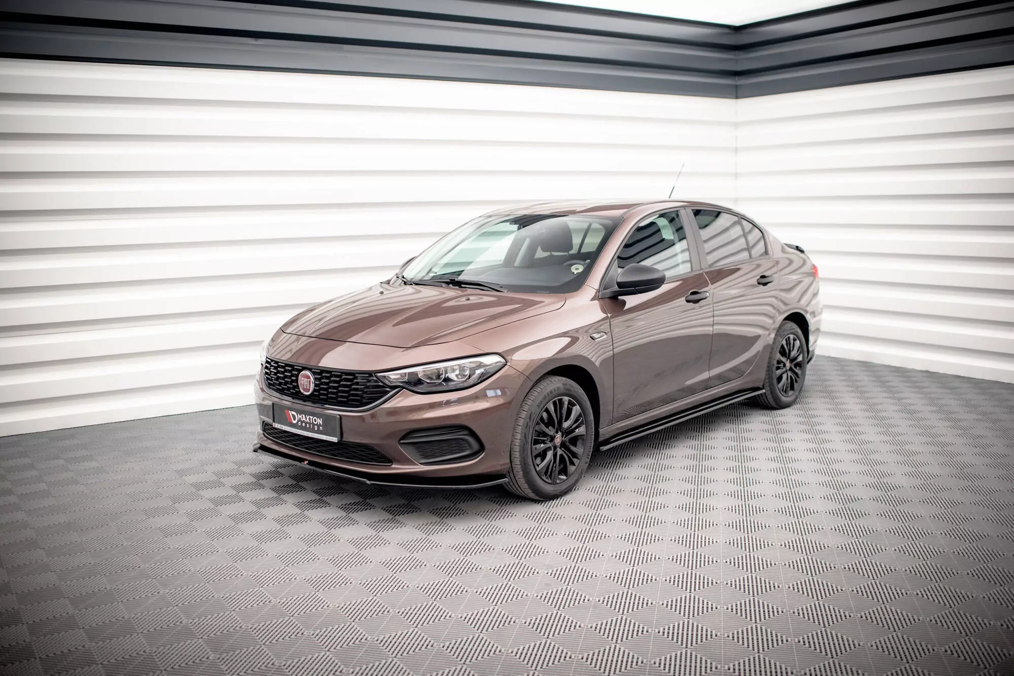 Front Ansatz Passend Für Passend Für Fiat Tipo S-Design Schwarz Hochglanz Schwarz Hochglanz