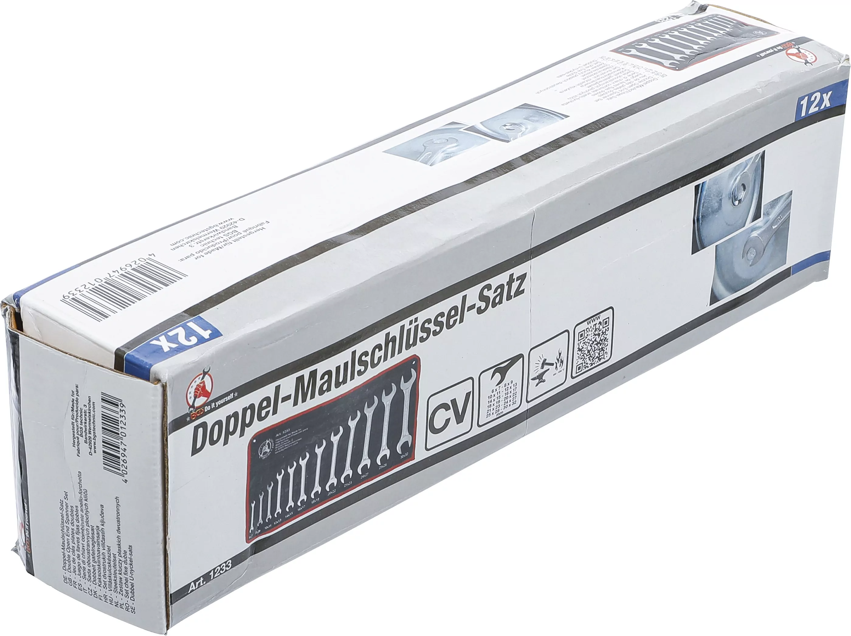 Doppel-Maulschlüssel-Satz | SW 6 x 7 - 30 x 32 mm | 12-tlg.