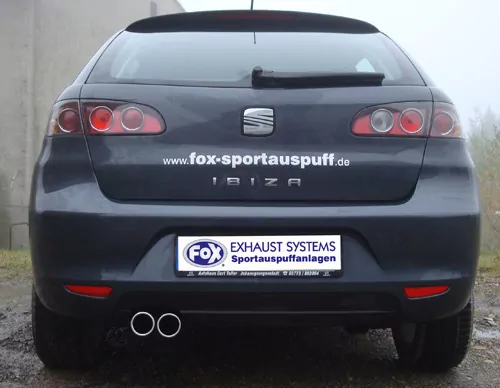 Seat Ibiza Sport 6L  Endschalldämpfer - 2x70 Typ 13