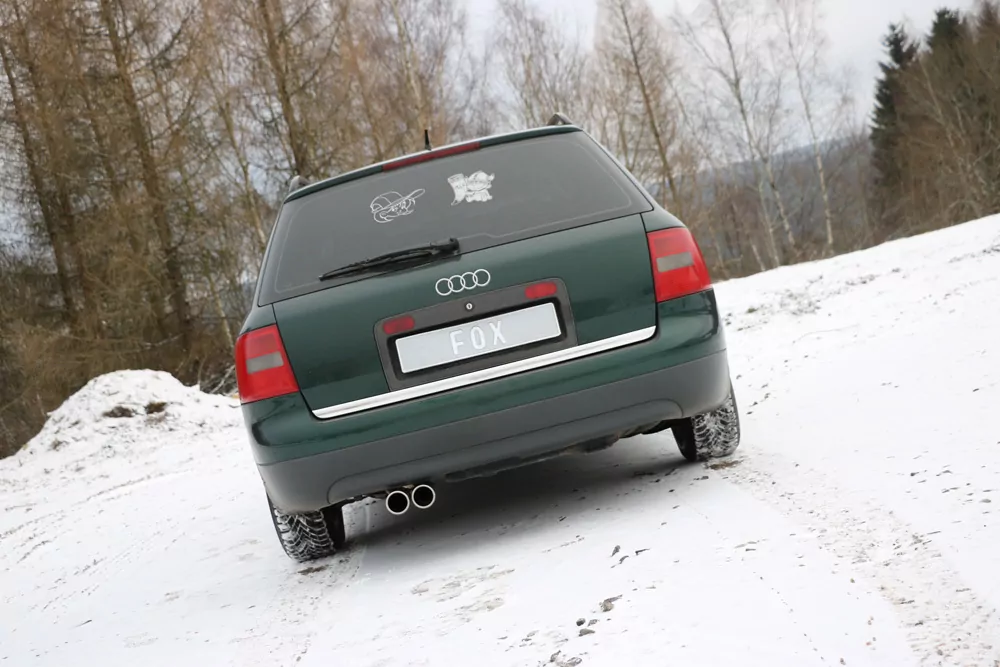 Audi A6 Typ 4B ohne Stoßstangenausschnitt  Endschalldämpfer - 2x76 Typ 13