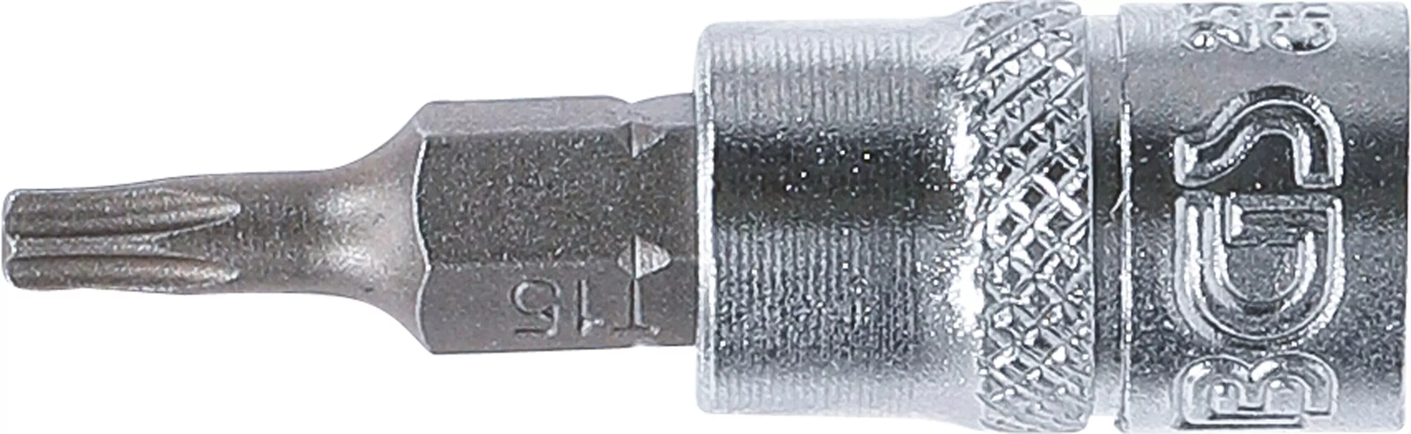 Bit-Einsatz | Antrieb Innenvierkant 6,3 mm (1/4") | T-Profil (für Torx) T15
