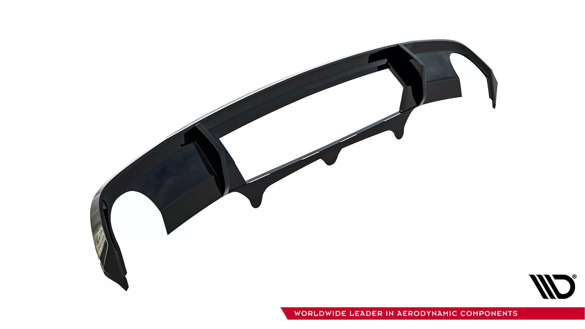 Diffusor Heck Ansatz Für Audi A6 S-line Avant C7  Schwarz Hochglanz