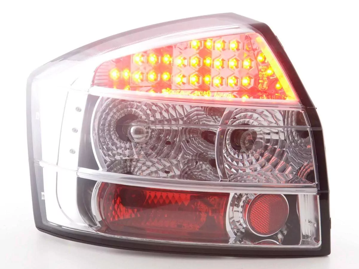 LED Rückleuchten Set Audi A4 Limousine Typ 8E Bj. 01-04 chrom