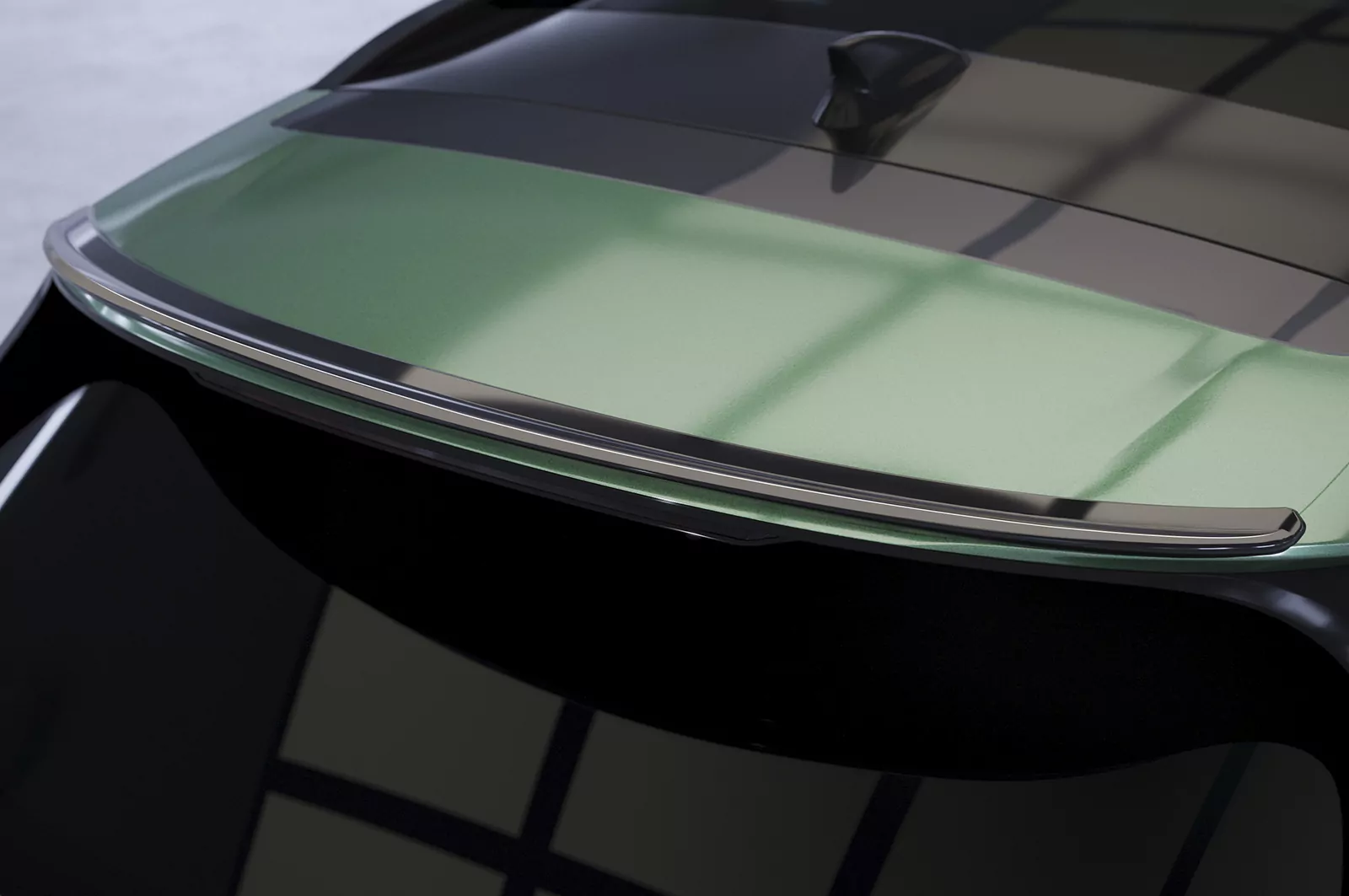 Heckflügel mit ABE für Kia Sportage (NQ5) HF023 Schwarz Strukturiert