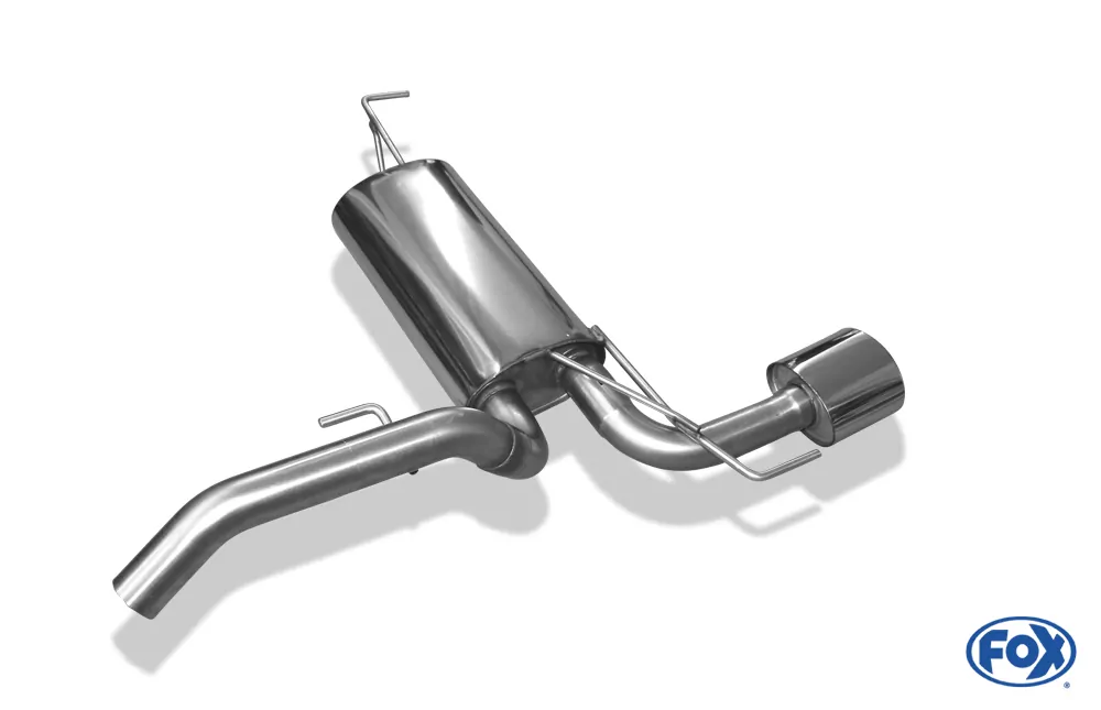 Opel Adam S  Endschalldämpfer quer Ausgang links - 140x90 Typ 44 links