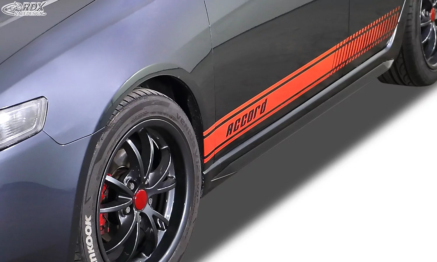 RDX Seitenschweller für HONDA Accord 7 2002-2008 Limousine & Tourer "Slim" 