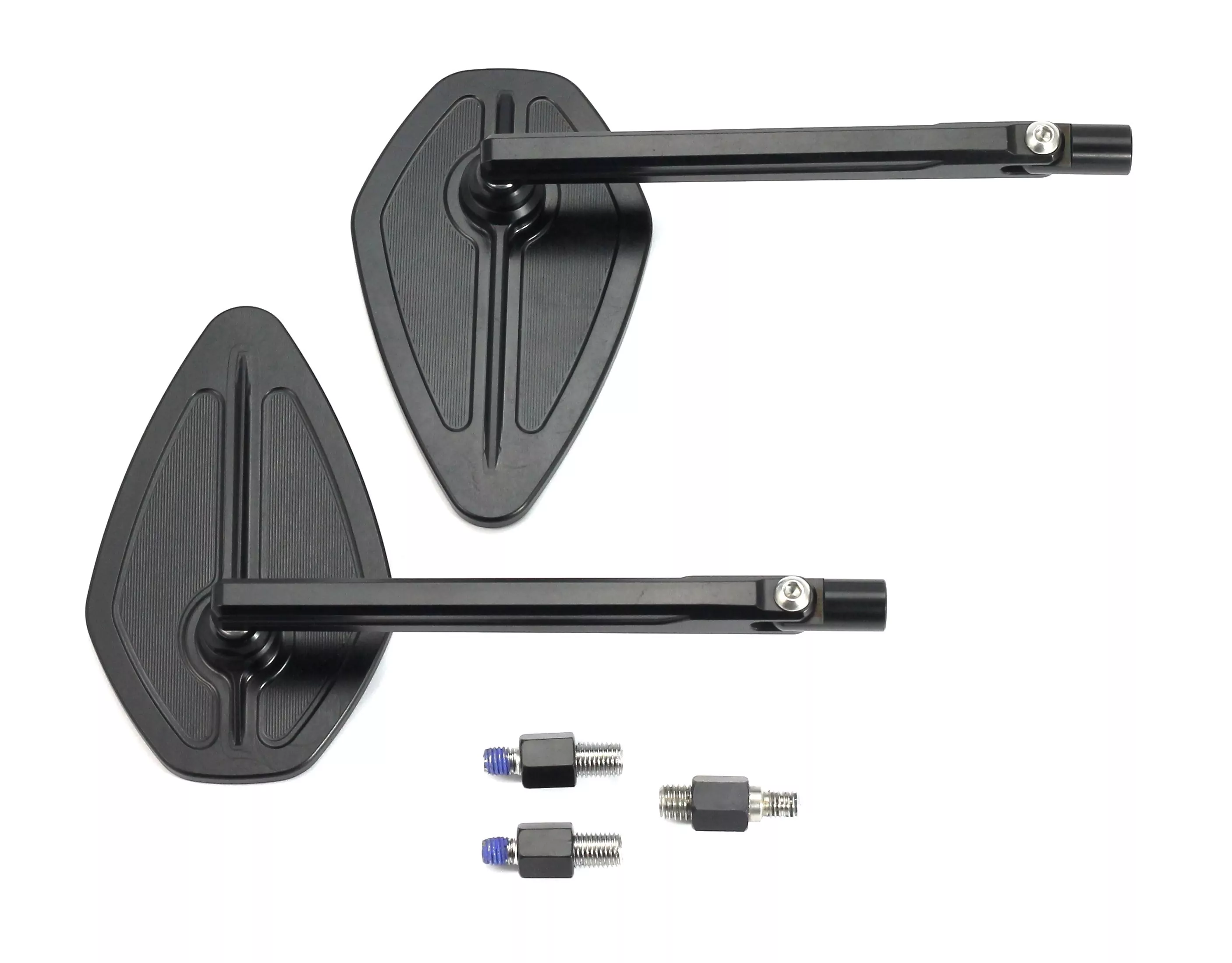 MG Biketec Spiegel Set für M10 x 1,5 mm Gewinde für BMW F 650 GS ab 2008