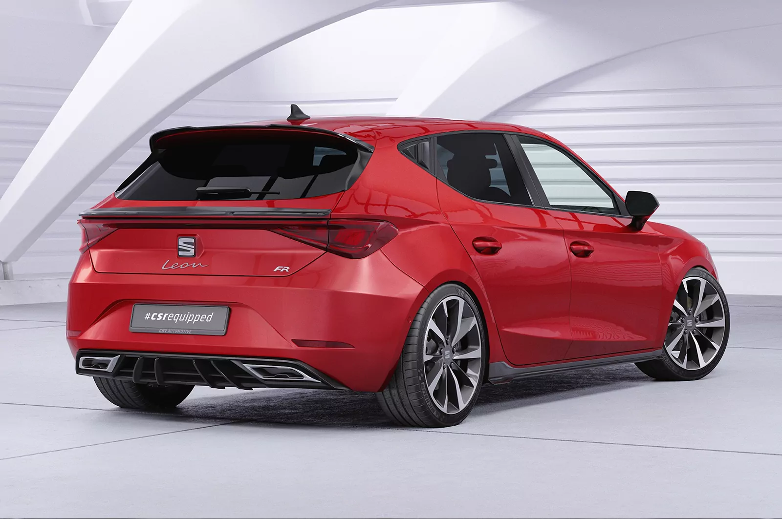 Seitenschweller für Seat/Cupra Leon 4 (Typ KL) SS480 Schwarz Strukturiert