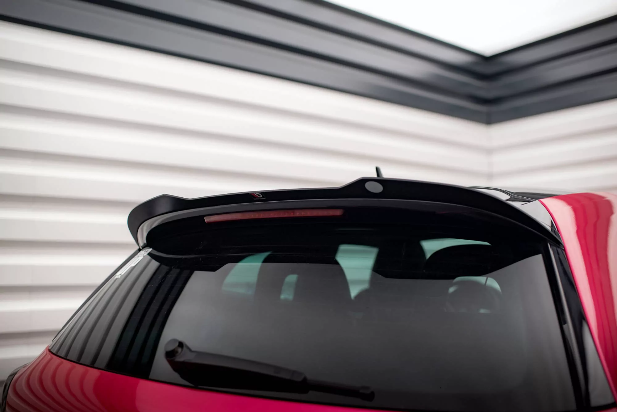 Spoiler CAP V.2 Für Volkswagen Scirocco Mk3 Schwarz Hochglanz