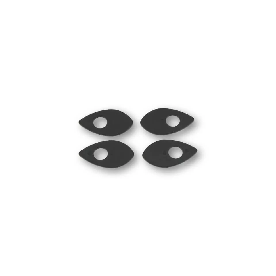 HIGHSIDER smart Montageplatten Indy Spacer Schwarz Für Diverse, Ducati, Honda