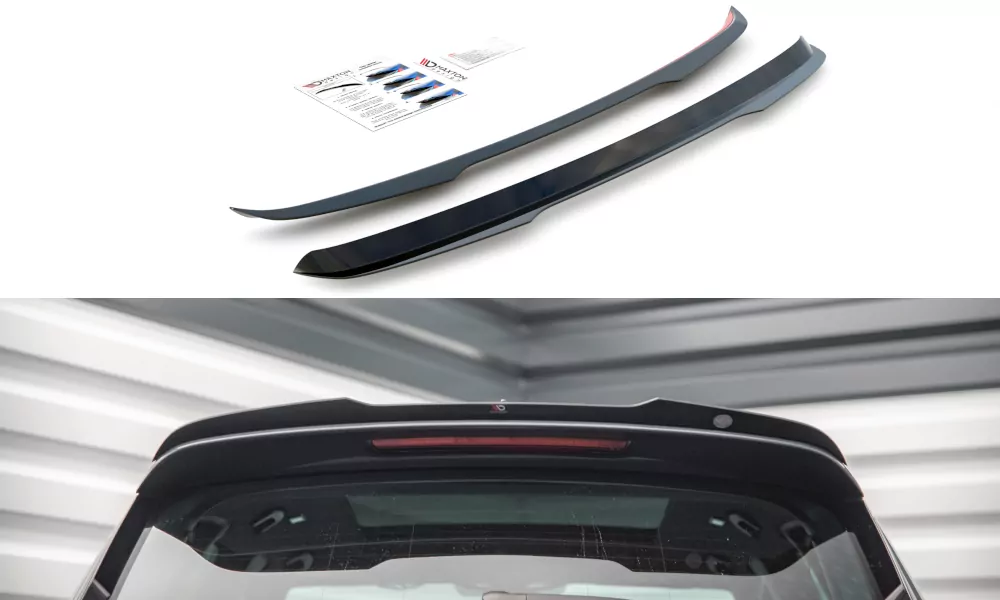 Spoiler CAP Für Cupra Ateca Mk1 / Mk1 Facelift Schwarz Hochglanz