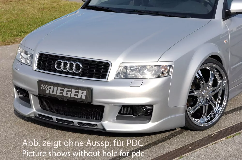 Rieger Spoilerstoßstange neues Design für Audi A4 (8E) Typ B6 - Avant 11.00-10.04 carbon optik