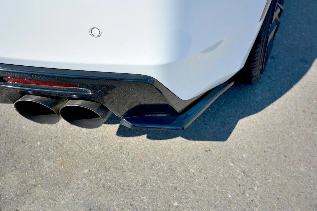 Heck Ansatz Flaps Diffusor Passend Für Diffusor Passend Für CHEVROLET CAMARO 6TH-GEN. PHASE-I 2SS COUPE Schwarz Hochglanz Schwarz Hochglanz