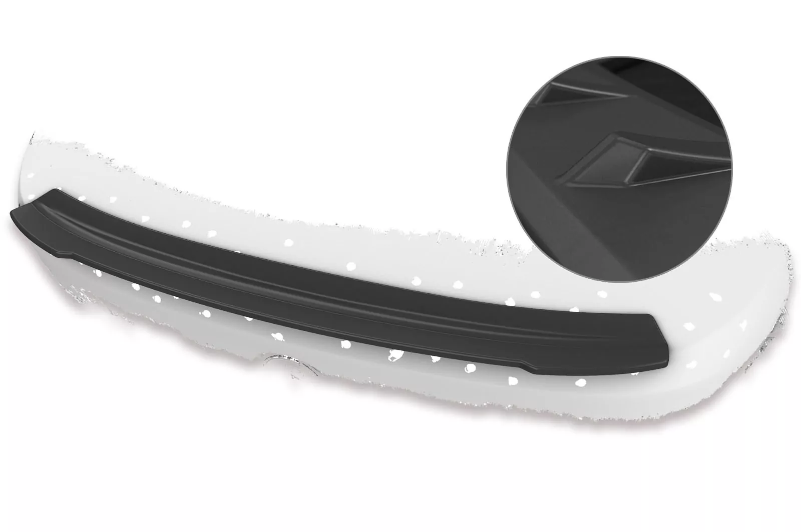 Heckflügel mit ABE für BMW 6er E63 / E64 Lackierfreundlich (schwarz matt)