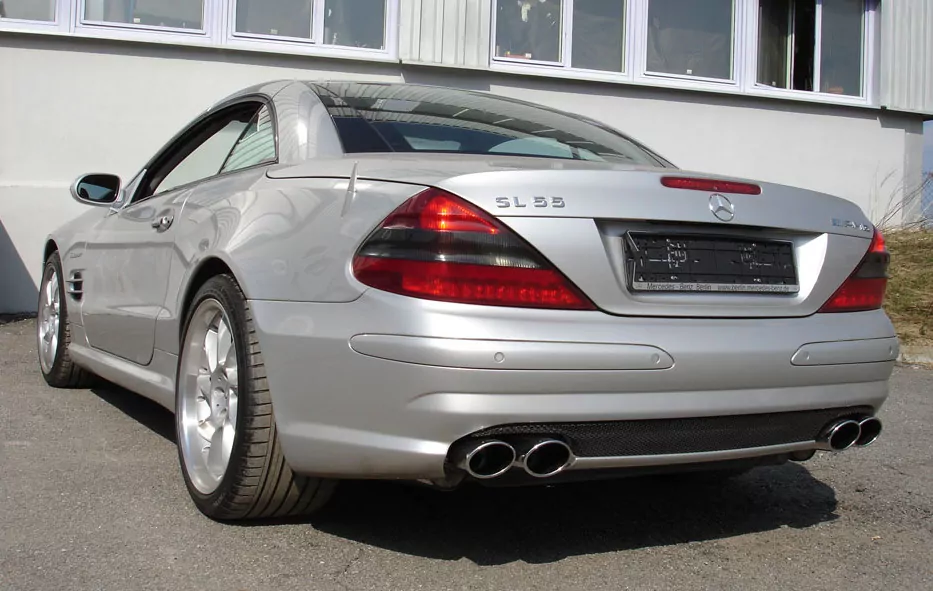 Mercedes SL55/ SL600 - R230  Endschalldämpfer rechts/links - 2x115x85 Typ 32 rechts/links